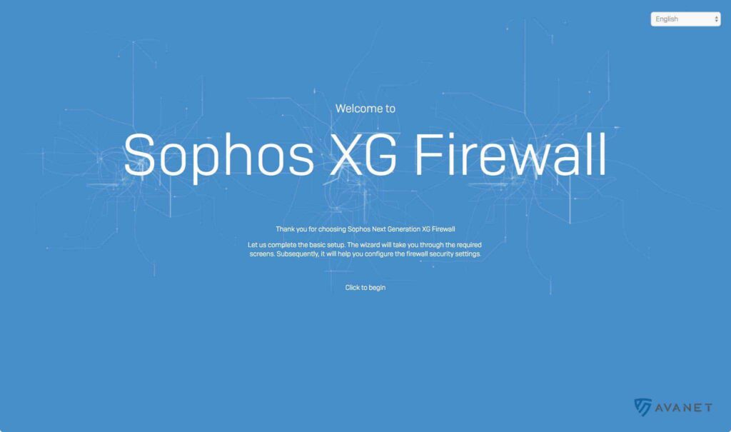 Asistente de Sophos Firewall - Inicio