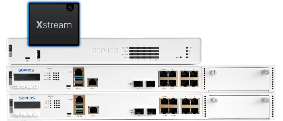 Pile de Sophos Firewall série XGS