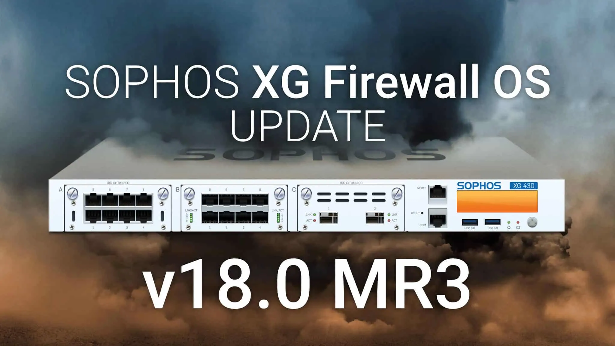 Sophos Firewall Update - SFOS v18.0 MR3