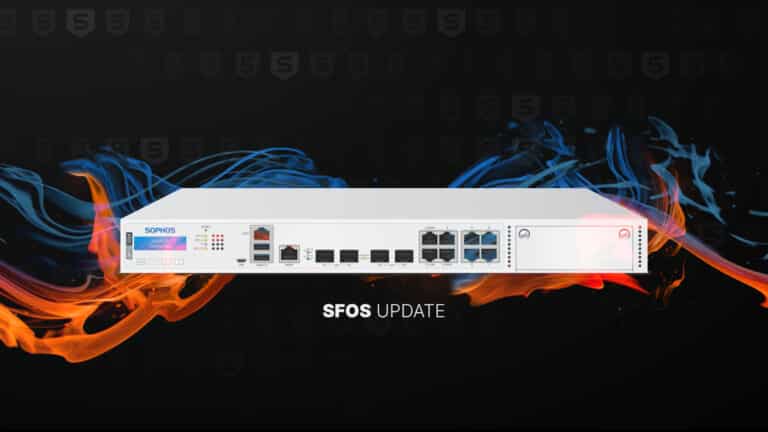 Sophos Firewall Update - SFOS v19