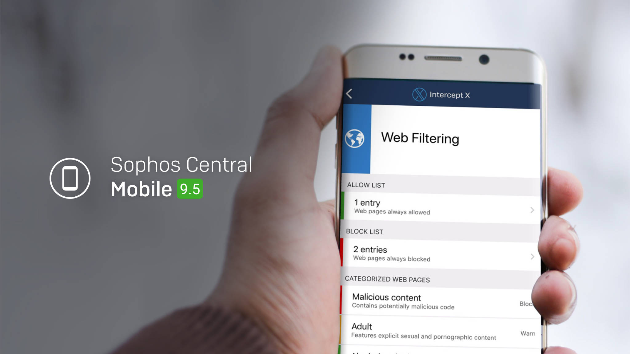 Sophos Central Mobile 9.5