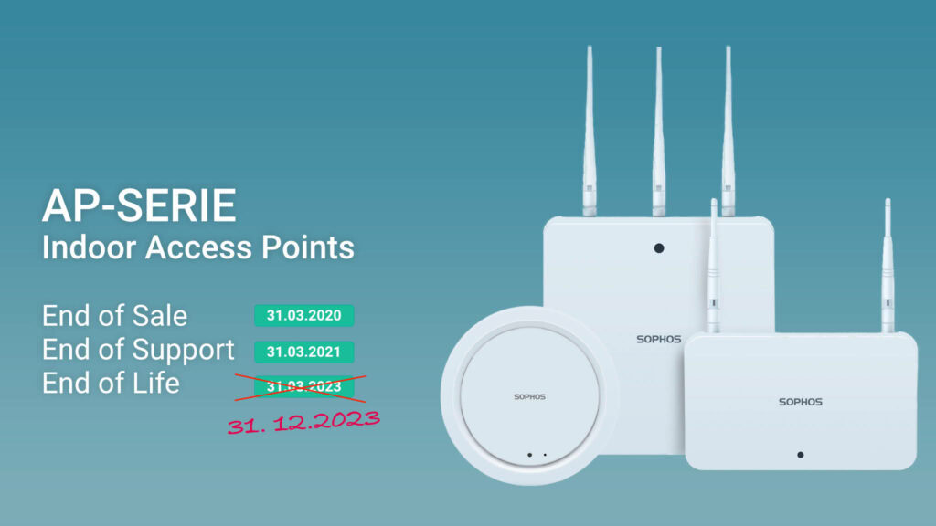 End of Life extension of the Sophos AP Series