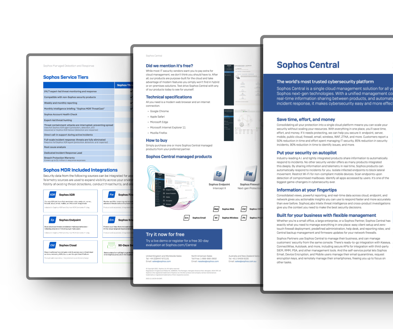 Info Materials Sophos Central Endpoint and Server Protection Hero Image