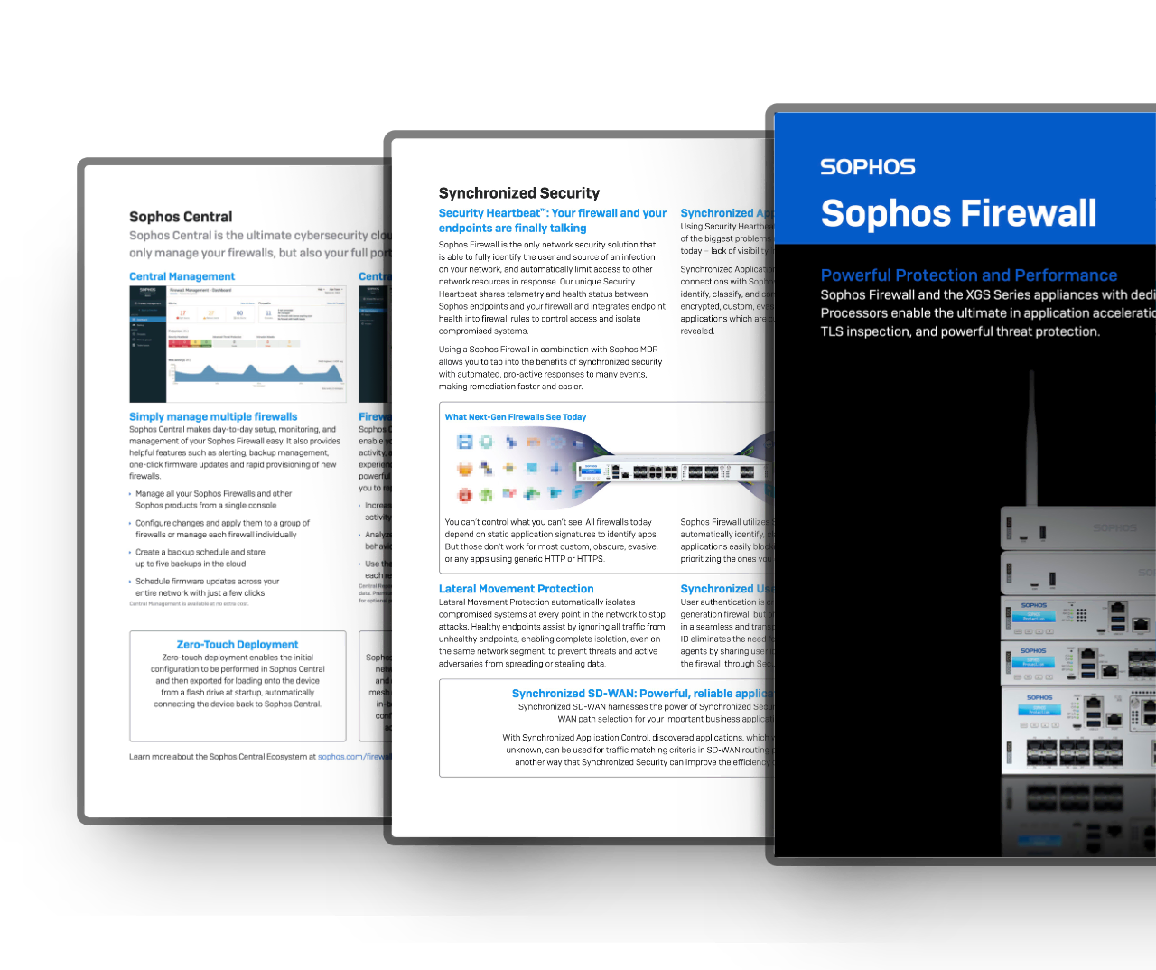 Materiales informativos Sophos Firewall Miniatura