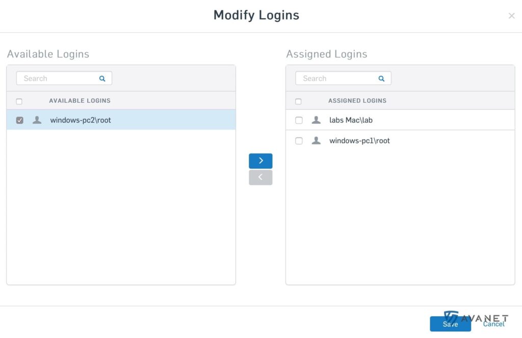 Sophos Central Benutzer – Logins zuteilen