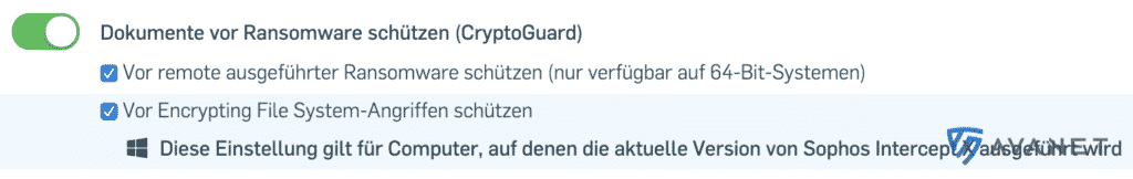 Schutz gegen verschlüsselnde Dateisystem-Angriffe (EFS Guard)