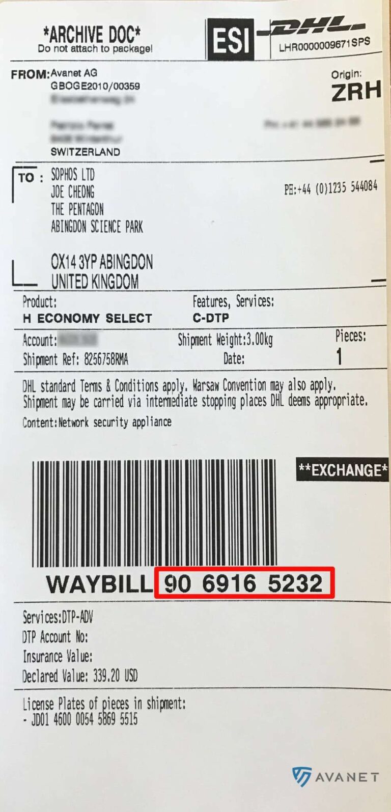 What do I do if my Sophos hardware has a technical fault?