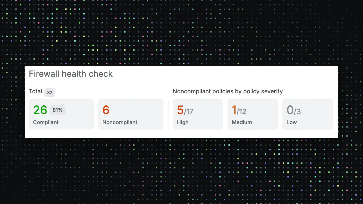 Sophos Firewall v22 - Health Check Dashboard Widget