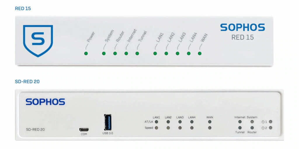 Sophos RED 15 et Sophos SD-RED 20