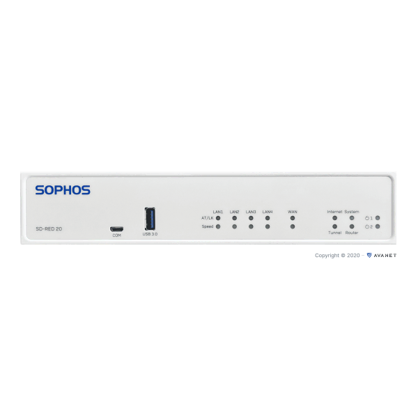 Sophos SD-RED 20 appliance - front real photo