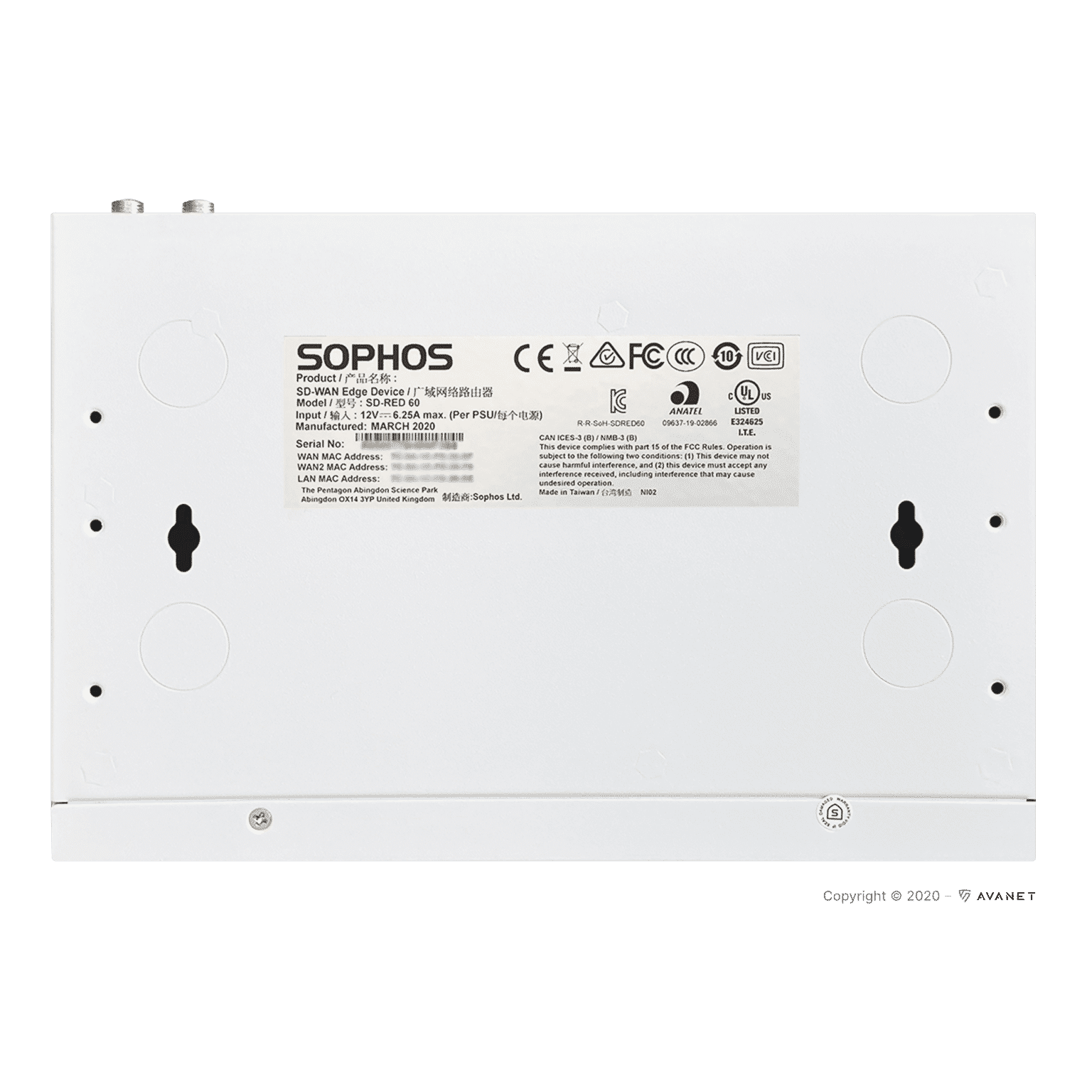Sophos SD-RED 60 Appliance [R60ZTCHEUK] - Avanet