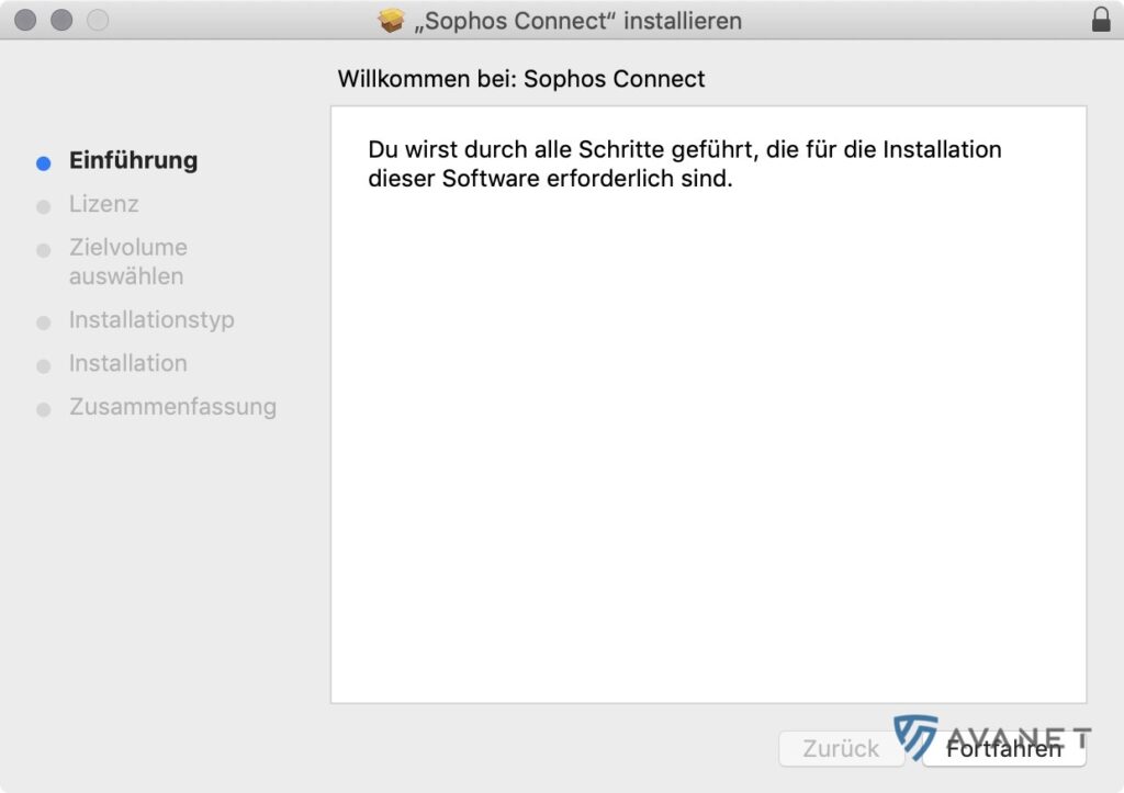 Sophos Connect Client macOS Setup