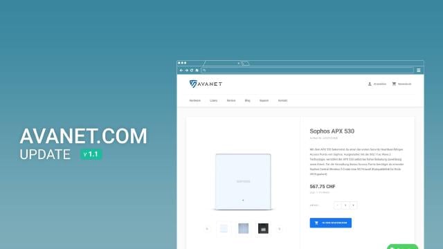 Avanet-butiken - Diverse optimeringar och nya produkter