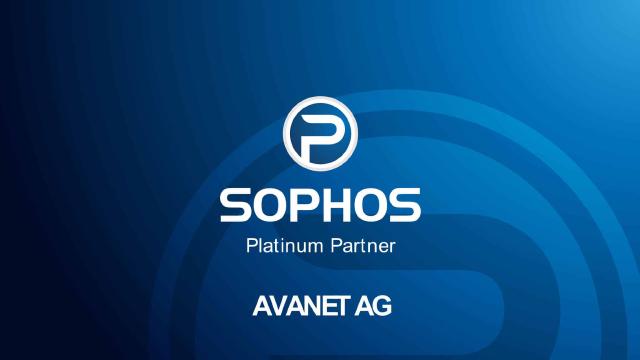 Avanet är nu Sophos Platinum Partner