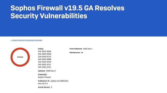 Meer dan 4.000 Sophos Firewalls zijn nog steeds getroffen door de beveiligingskwetsbaarheid