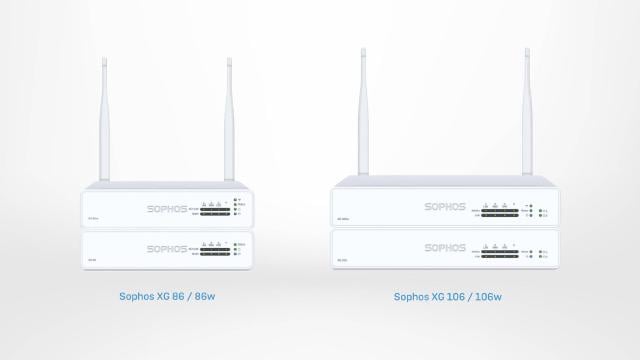 Ny brandväggshårdvara - Sophos XG 86(w) och XG 106(w)