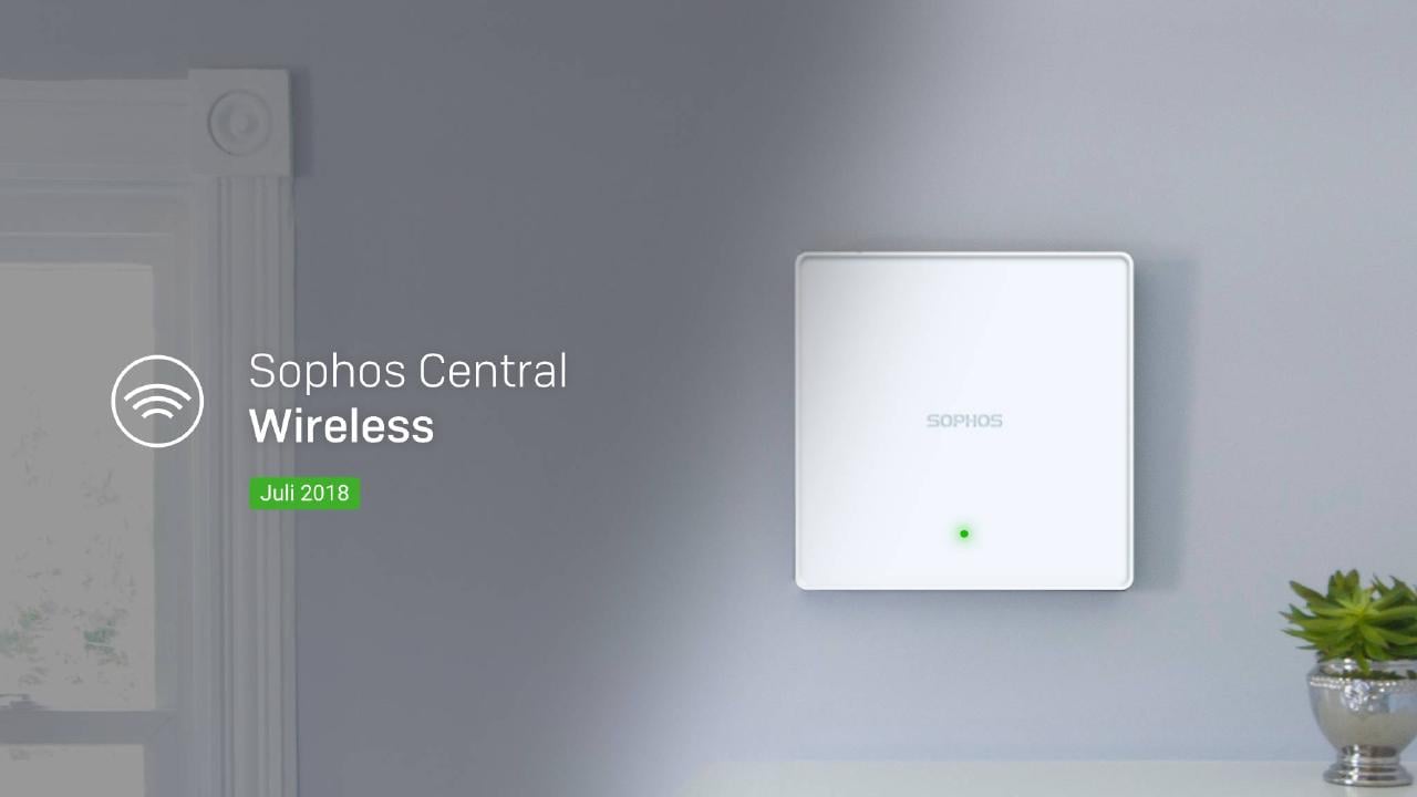 Sophos Central Wireless - Version 2.0 med Security Heartbeat