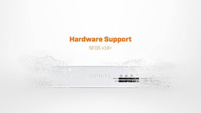 Sophos Firewall Appliances – stödd hårdvara för SFOS v18+