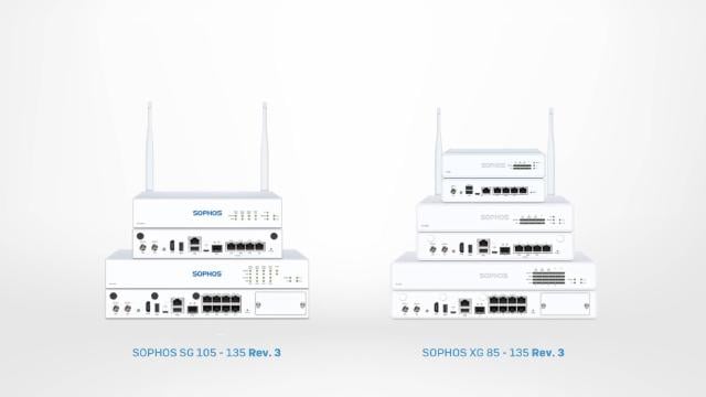 Sophos Firewall Rev. 3: SG/XG 85–135 helt omarbetade