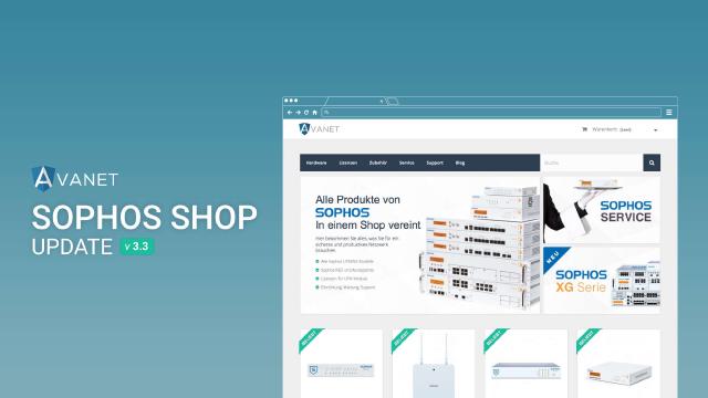 Atualização da Loja Sophos v3.3 - Melhorias e Roadmap