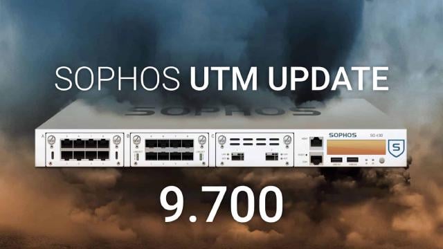 Sophos UTM Uppdatering v9.700 släppt