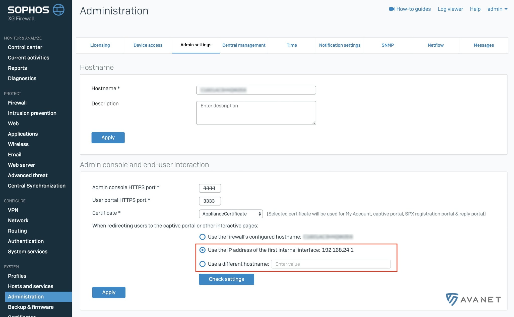 Sophos 17.5 - novità nell’amministrazione