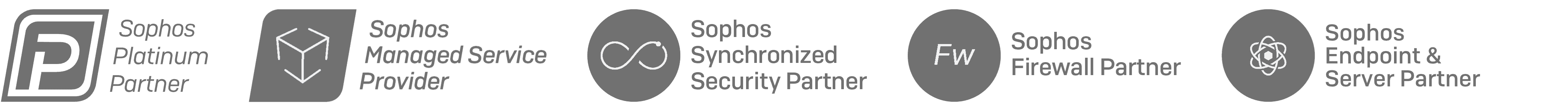Sophos partner status logos